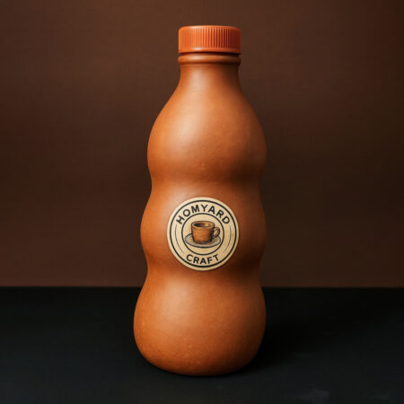 Handmade Clay Water Bottle – 1000ml. Natural Cool Bottle
